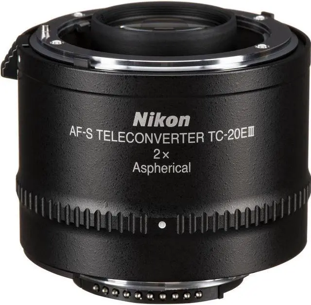 Alt view image 2 of 4 - Nikon - AF-S Teleconverter TC-20E III 2x Extender Lens (2189) + 64GB Memory Card - Bundle