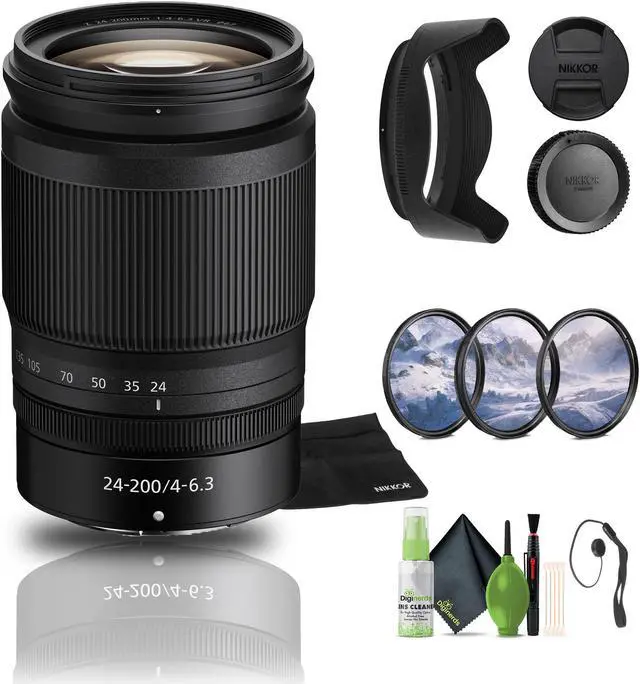 Main image of Nikon NIKKOR Z 24-200mm f/4-6.3 VR Telephoto Zoom Lens for Nikon Z Cameras - Bundle