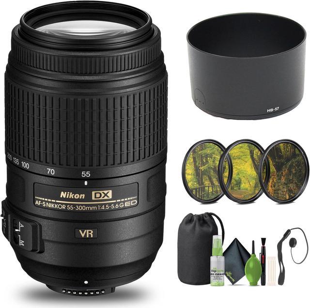 Nikon - AF-S DX NIKKOR 55-300mm f/4.5-5.6G ED VR Telephoto Zoom