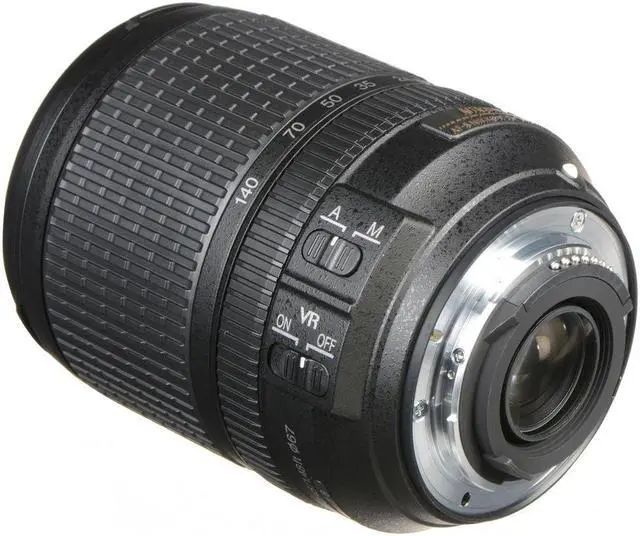 Alt view image 4 of 4 - Nikon - AF-S DX NIKKOR 18-140mm f/3.5-5.6G ED VR Zoom Lens (2213) + Filter Kit - Bundle