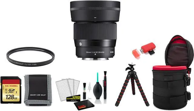 Main image of Sigma 56mm f/1.4 DC DN Contemporary Lens (Nikon Z) with Memory Card