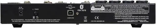 Alt view image 2 of 4 - Peavey PV 10 BT Compact Mixer with Bluetooth