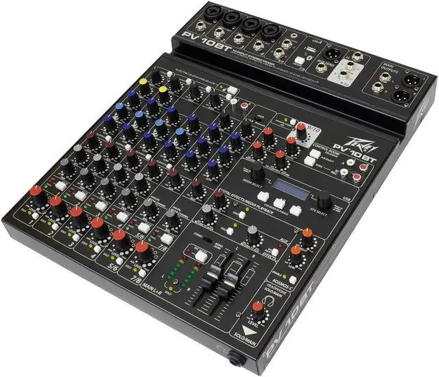 Alt view image 3 of 4 - Peavey PV 10 BT Compact Mixer with Bluetooth
