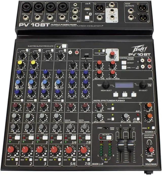 Main image of Peavey PV 10 BT Compact Mixer with Bluetooth