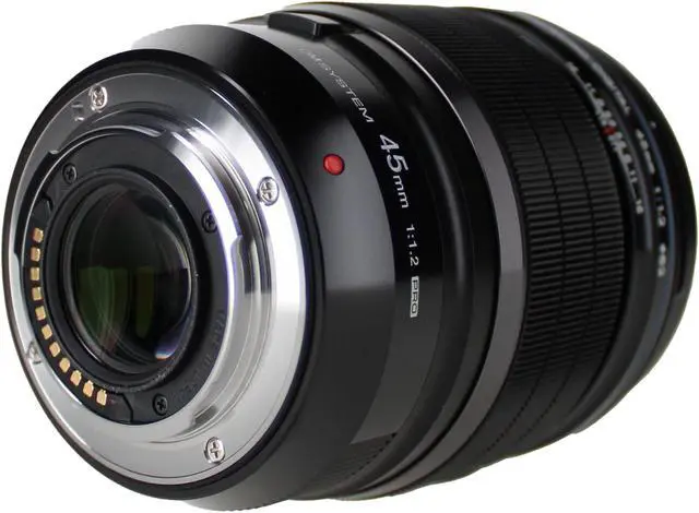 Alt view image 3 of 3 - OM SYSTEM M.ZUIKO Digital ED 45mm F1.2 PRO Lens, Fast Fixed Focal Length, Compatible with All MFT Cameras (OM SYSTEM/Olympus OM-D & Pen Models, Panasonic G Series), Black