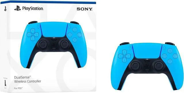 Alt view image 4 of 4 - PlayStation DualSense Wireless Controller - Starlight Blue - Bundle