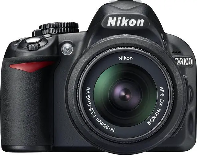 Main image of Nikon D3100 14.2MP Digital Camera Kit with 18-55mm f/3.5-5.6 VR Lens - (Black)