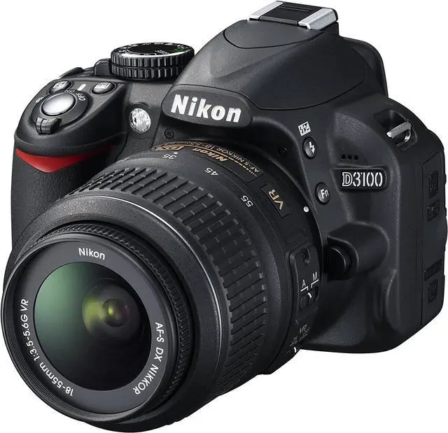 Alt view image 2 of 4 - Nikon D3100 14.2MP Digital Camera Kit with 18-55mm f/3.5-5.6 VR Lens - (Black)