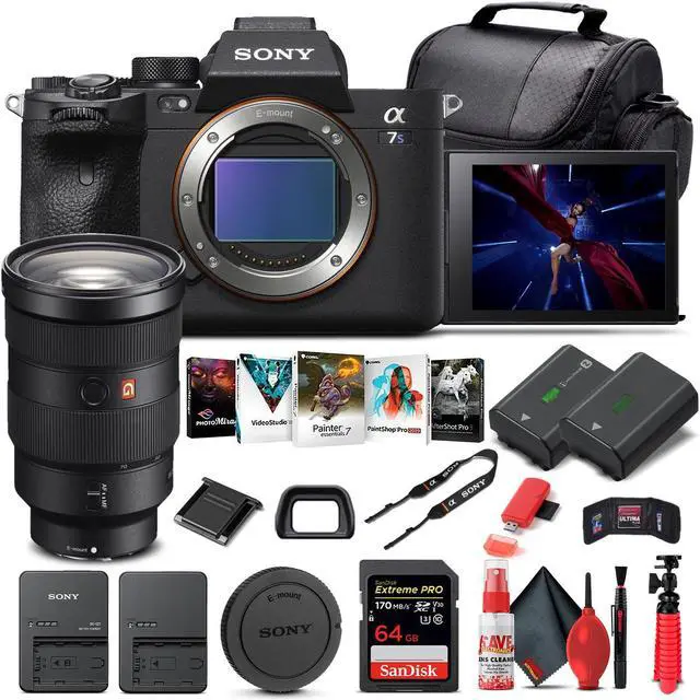 Main image of Sony Alpha a7S III Mirrorless Camera W/ Sony FE 24-70mm Lens - Basic Bundle