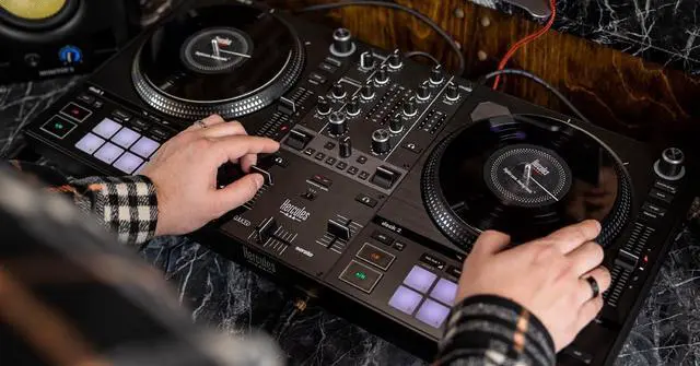 Alt view image 2 of 11 - Hercules DJControl Inpulse T7, 2 Deck Motorized DJ Controller with built in STEMS Control, Serato DJ and DJUCED included