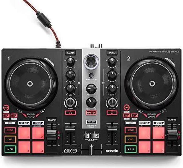 Alt view image 6 of 17 - Hercules IMPL200MK2 DJControl Inpulse 200 MKII 2-Ch DJ Controller