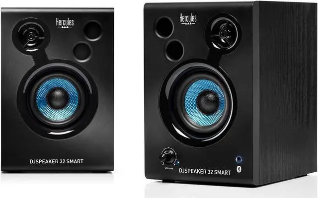 Alt view image 8 of 10 - Hercules AMS-DJSPEAKER-32-SMART DJSpeaker 32 Smart Speakers (Right and Left)