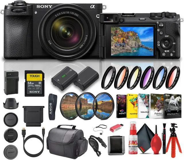 Main image of Sony Alpha a6700 Mirrorless Camera, 26 MP Sensor, 4K Video, and Vlog Bundle