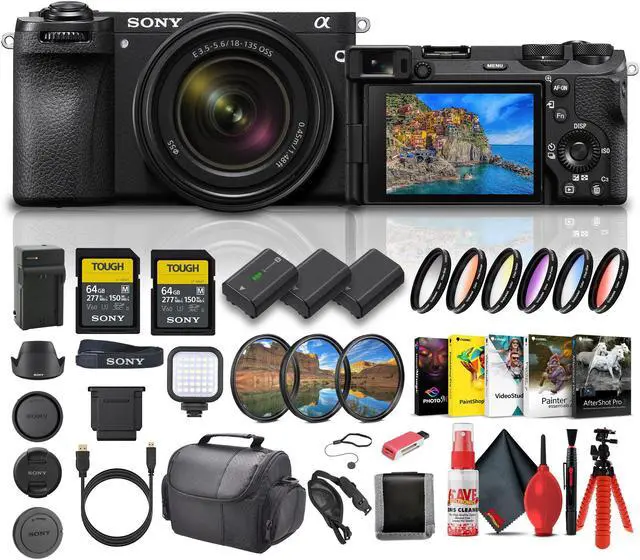 Main image of Sony Alpha a6700 Mirrorless Camera, 26 MP Sensor, 4K Video, and Vlog Bundle