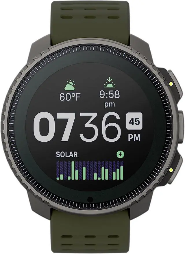 Main image of SUUNTO Vertical: Adventure GPS Watch, Large Screen, Offline Maps, Solar Charging - Titanium/Forest