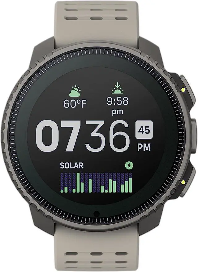 Main image of SUUNTO Vertical: Adventure GPS Watch, Large Screen, Offline Maps, Solar Charging - Titanium/Sand