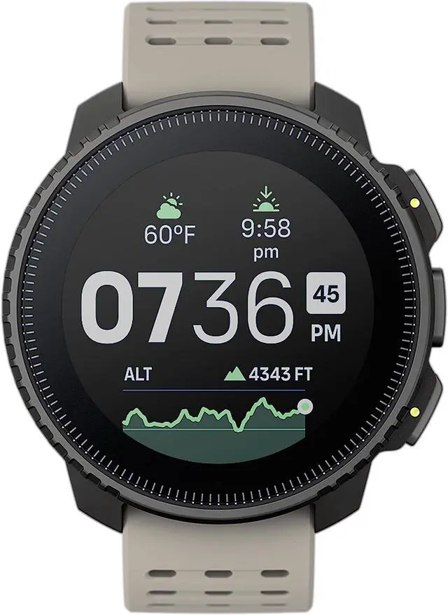 Main image of SUUNTO Vertical: Adventure GPS Watch, Large Screen, Offline Maps, Black/Sand