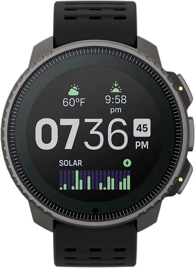 Main image of SUUNTO Vertical: Adventure GPS Watch, Large Screen, Offline Maps, Solar Charging - Titanium/Black