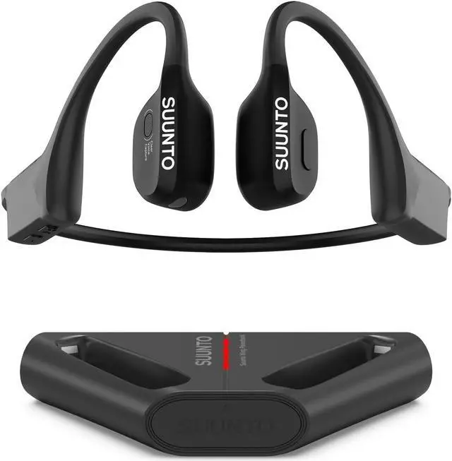 Main image of SUUNTO Wing Open-Ear Bone Conduction Headphone, Bluetooth Wireless Sport Headphone w/Head Movement Control, Black