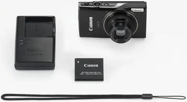 Alt view image 4 of 4 - Canon Compact Digital Camera IXY 650 12x Optical Zoom IXY650 - Black - Bundle