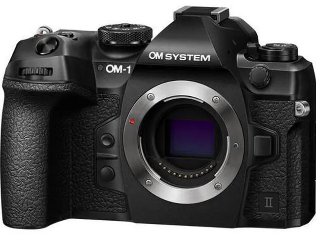 Alt view image 3 of 8 - OM System Mark II 20.4 Megapixel Mirrorless Camera with Lens