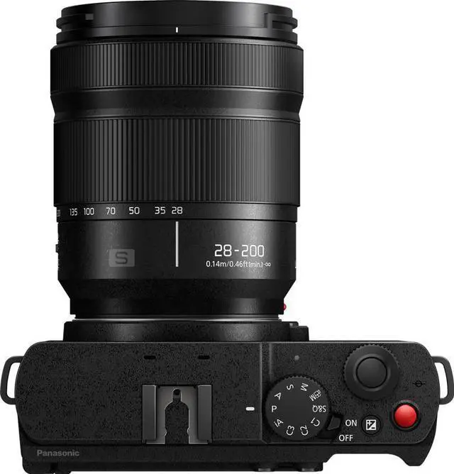Alt view image 4 of 4 - Panasonic LUMIX S9 Mirrorless Full Frame Camera with 28-200mm L Mount Lens - Black