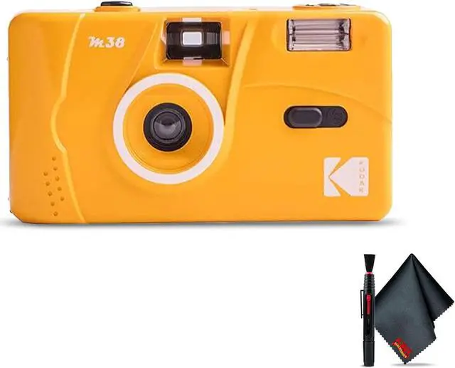Main image of Kodak M38 35mm Film Camera -  (Yellow) with 6Ave Cleaning Kit