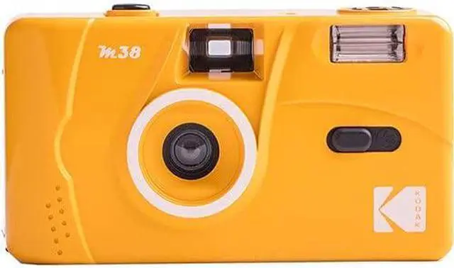 Alt view image 2 of 4 - Kodak M38 35mm Film Camera -  (Yellow) with 6Ave Cleaning Kit