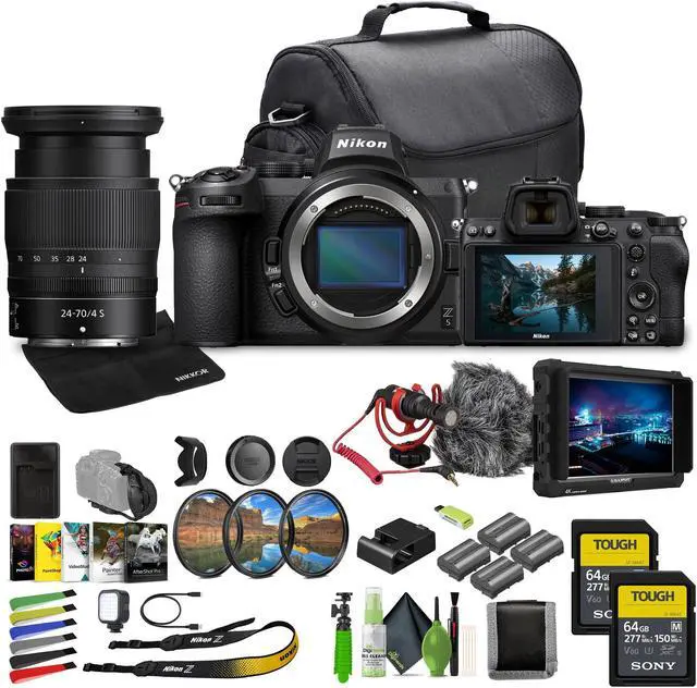 Main image of Nikon Z5 Mirrorless Full Frame Camera with 24-70mm f/4 Lens Kit (NIZ52470LK) Bundle