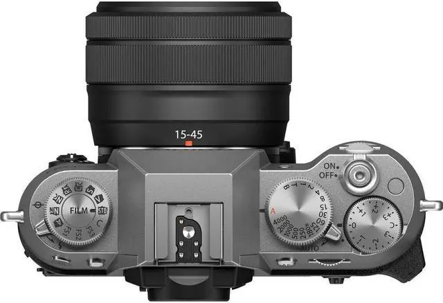 Alt view image 4 of 4 - Fujifilm X-T50 Mirrorless Camera XC15-45mmF3.5-5.6 OIS PZ Lens Bundle Silver