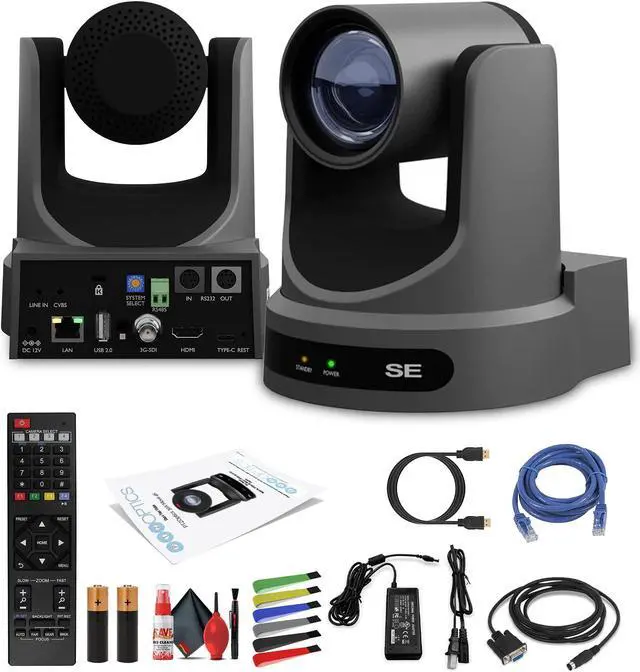 Main image of PTZOptics Move SE PTZ Camera with 20x Optical Zoom (Gray) (PT20X-SE-GY-G3)