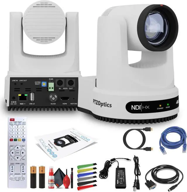 Main image of PTZOptics Move 4K PTZ Camera with 20x Zoom (White) (PT20X-4K-WH-G3)
