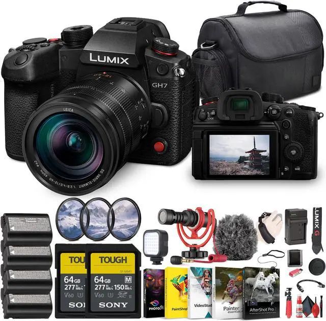 Main image of Panasonic Lumix GH7 Mirrorless Micro Four Thirds Camera with 12-60mm f/2.8-4 Lens Bundle