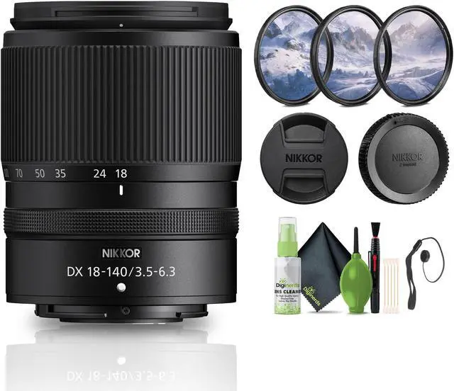 Main image of Nikon NIKKOR Z DX 18-140mm f/3.5-6.3 VR Compact Zoom Lens (20104) Bundle