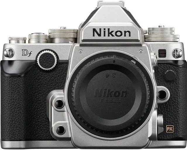 Alt view image 3 of 3 - Nikon Df DSLR Camera (Body Only, Silver)