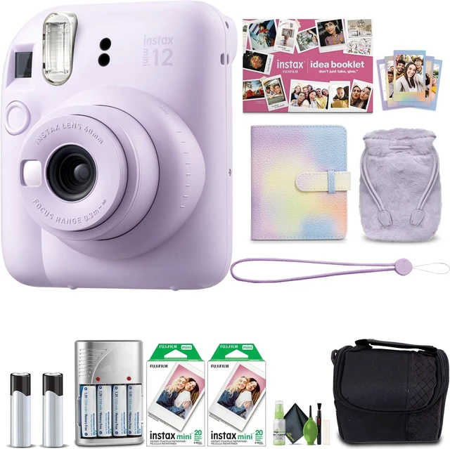 Main image of FUJIFILM INSTAX MINI 12 Instant Film Holiday Camera- Purple + 40 Instant Film