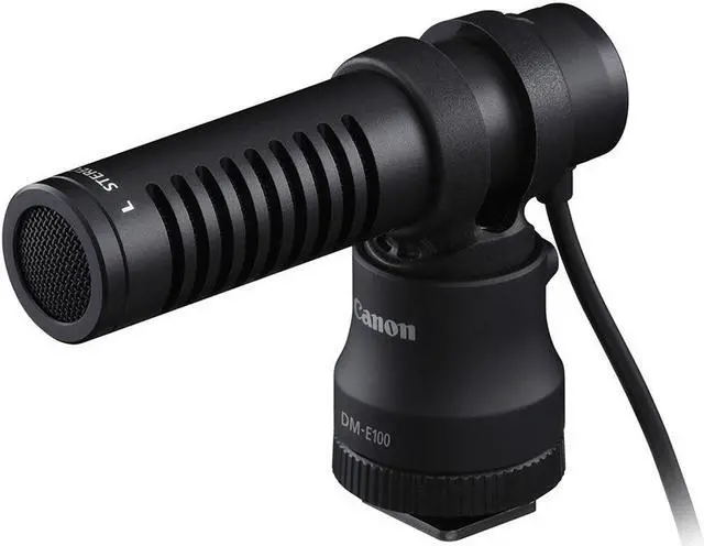 Alt view image 2 of 4 - Canon DM-E100 Directional Microphone + 64GB Ultra Memory Card + More Bundle