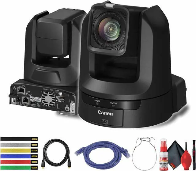 Main image of Canon CR-N100 4K NDI PTZ Camera with 20x Zoom + HDMI Cable + More Bundle