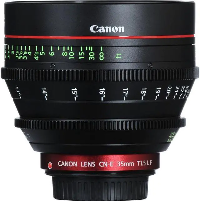 Alt view image 3 of 3 - Canon CN-E 35mm T1.5 L F Cinema Lens (EF Mount) + Padded Lens Case + More Bundle