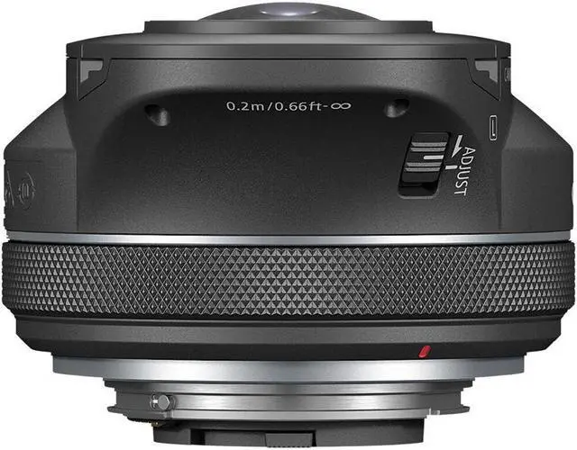 Alt view image 4 of 4 - Canon RF-S 3.9mm f/3.5 STM Dual Fisheye Lens (Canon RF) (6578C002) + More