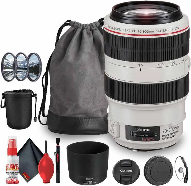Main image of Canon EF 70-300mm f/4-5.6L IS USM Telephoto Zoom Lens (4426B008AA) Bundle