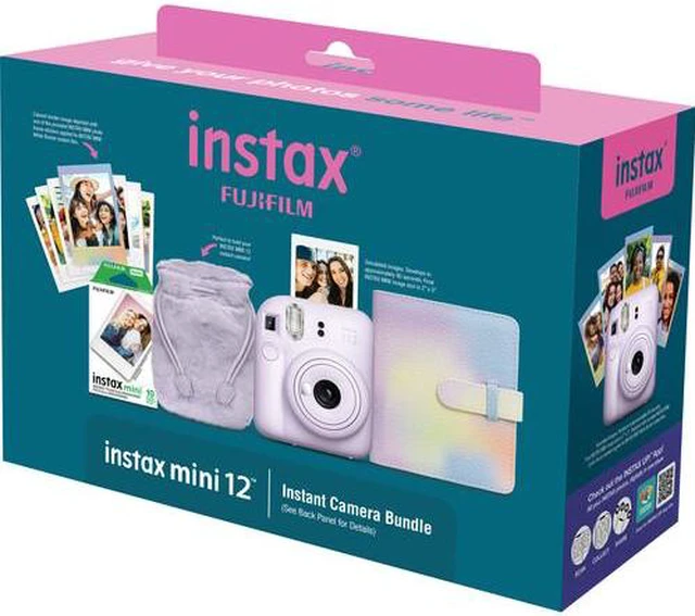 Alt view image 4 of 11 - Fujifilm INSTAX Mini 12 Holiday Bundle 2024 - Purple