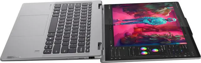 Alt view image 3 of 4 - Lenovo - Yoga 7 2-in-1 14" 2K Touchscreen Laptop - AMD Ryzen 7 8840HS with 16GB Memory - 1 TB SSD - Artic Grey