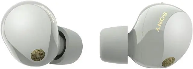 Alt view image 14 of 18 - Sony WF-1000XM5 Noise-Canceling True Wireless In-Ear Headphones (Silver)