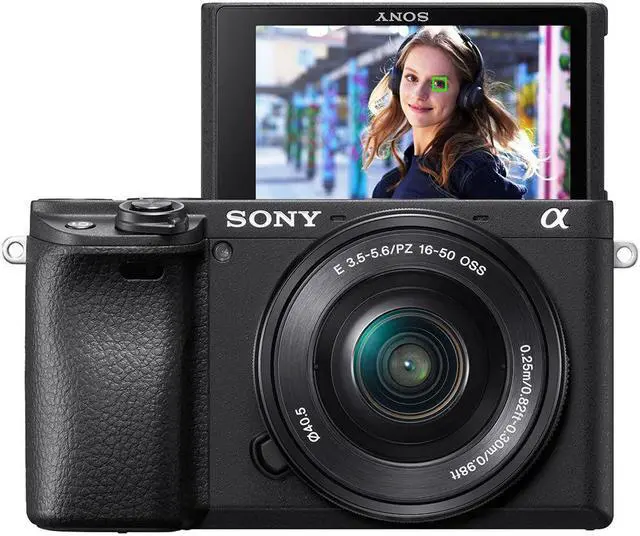 Alt view image 2 of 4 - Sony a6400 Mirrorless Camera with 16-50mm Lens with Real-Time Eye Auto Focus - Bundle