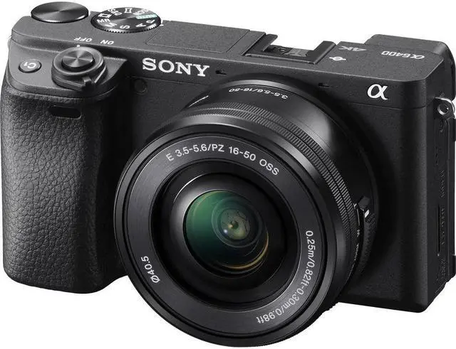 Alt view image 4 of 4 - Sony a6400 Mirrorless Camera with 16-50mm Lens with Real-Time Eye Auto Focus - Bundle
