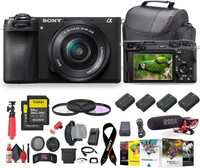 Main image of Sony a6700 Mirrorless Vlogger Camera With 16-50mm Lens + VideoMic +More - Bundle