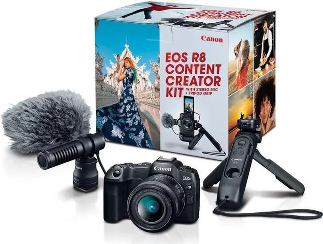 Alt view image 2 of 4 - Canon EOS R8 Camera Content Creator Kit with RF 24-50mm f/4.5-6.3 IS STM Lens - Bundle