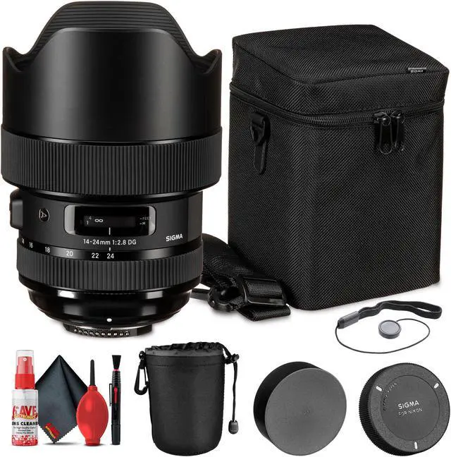 Main image of Sigma 14-24mm f/2.8 DG HSM Art Lens for Nikon F BUNDLE