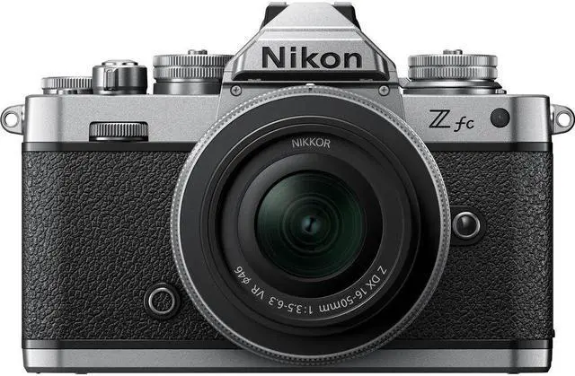 Alt view image 2 of 4 - Nikon Zfc Mirrorless Camera with 16-50mm Lens Silver (1675) + 64GB Memory Card + More